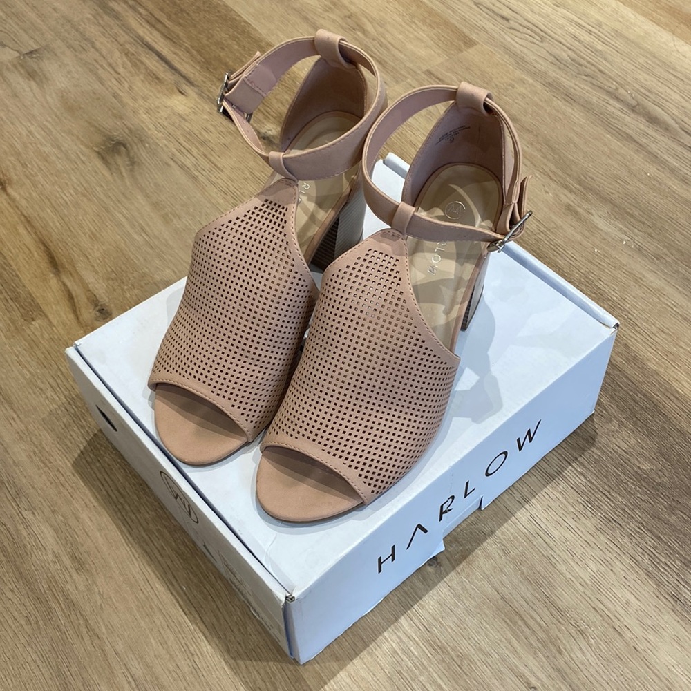 HARLOW Rylie Pink Heels - Picture 1 of 7